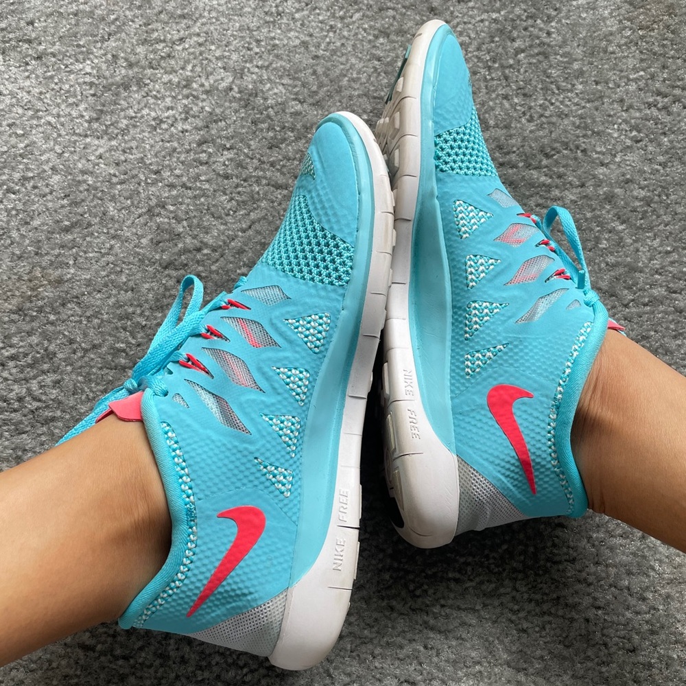 Blue Nikes